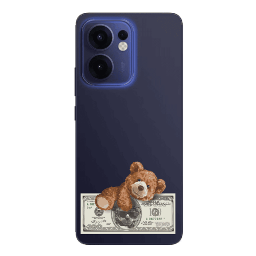 Oppo Reno13 FS Money Style Transparent Silicone TPU Θήκη